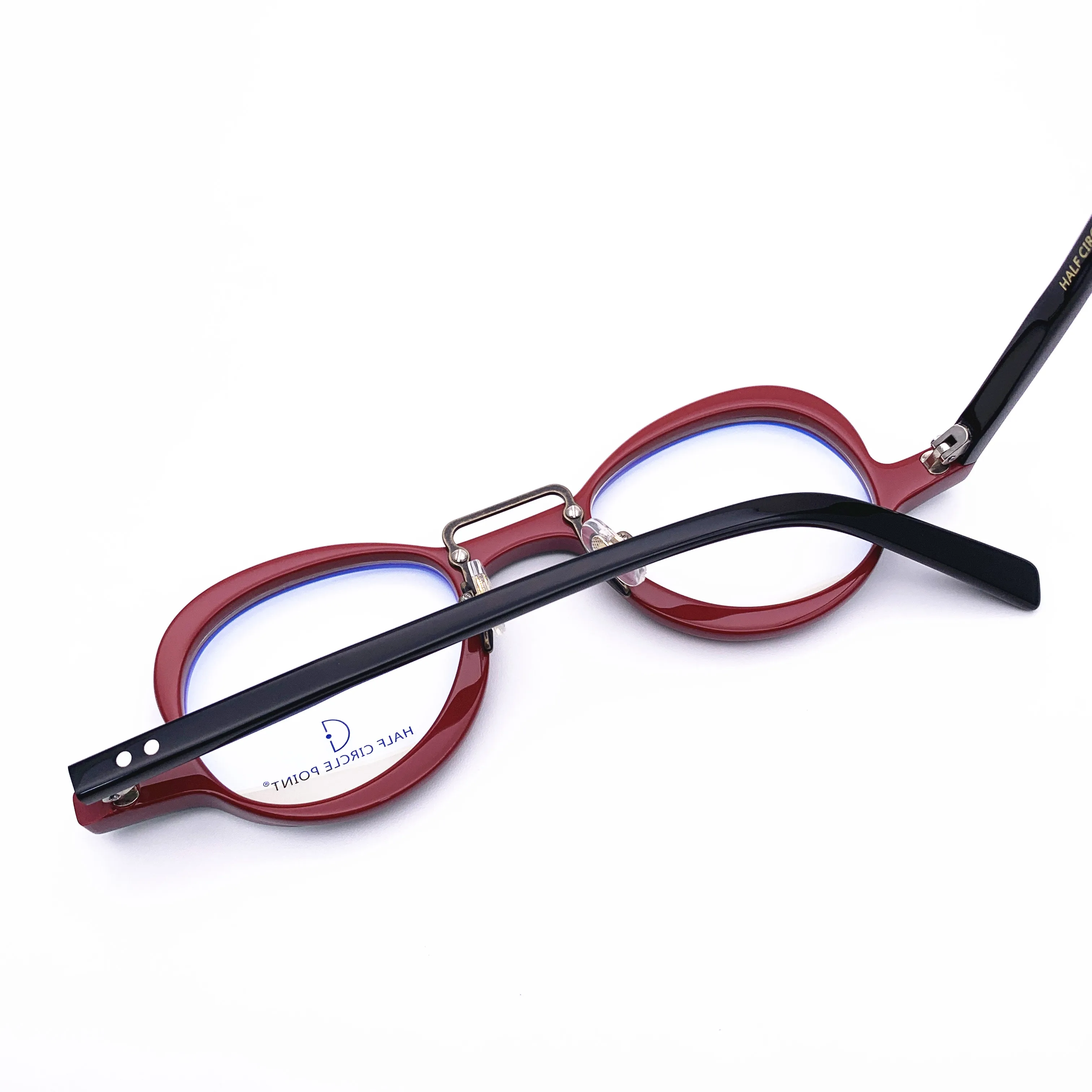 Belight Optical  Fancy Mini Irregular Shape Men Women Vintage Retro Design Acetate  Spectacle Frame Precription Lens 2020508-1