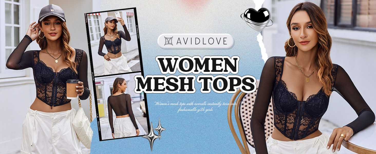 women lace tops