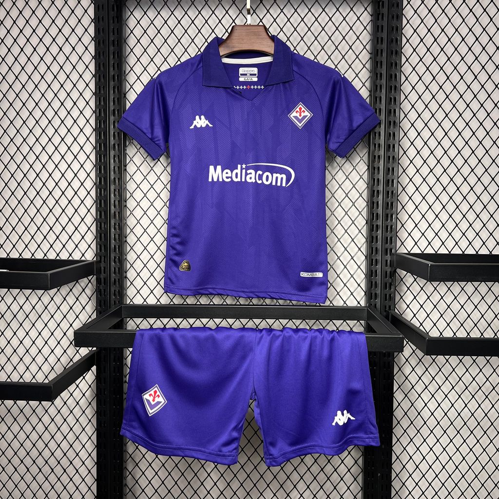 Fiorentina 24-25 Home Stadium Kids Kit111