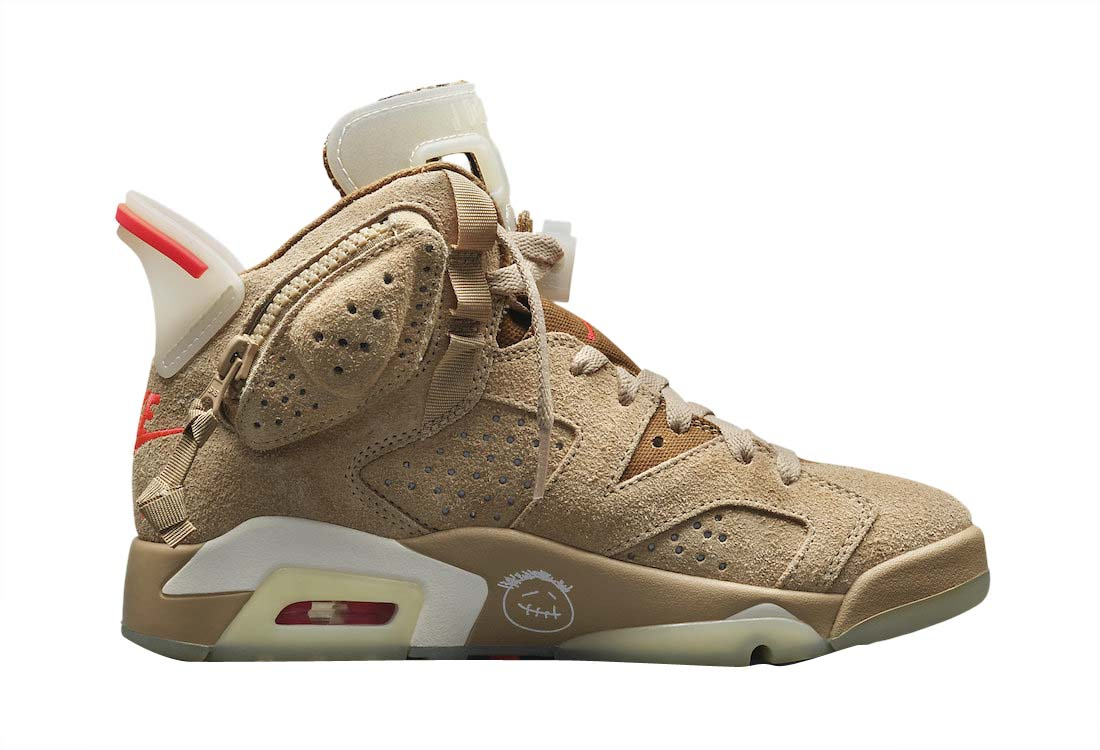 Travis Scott x Air Jordan 6 British Khaki DH0690-200