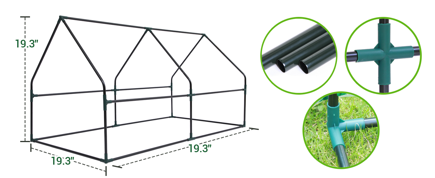 ohuhu portable greenhouse small mini green house plastic heavy duty