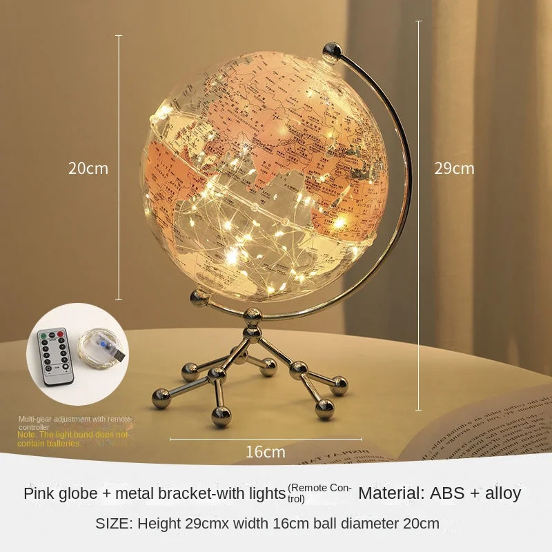 Transparent Globe Ornaments Luxury Home Living Room TV Cabinet Wine Cabinet Office Desktop Decorations Birthday Gift
