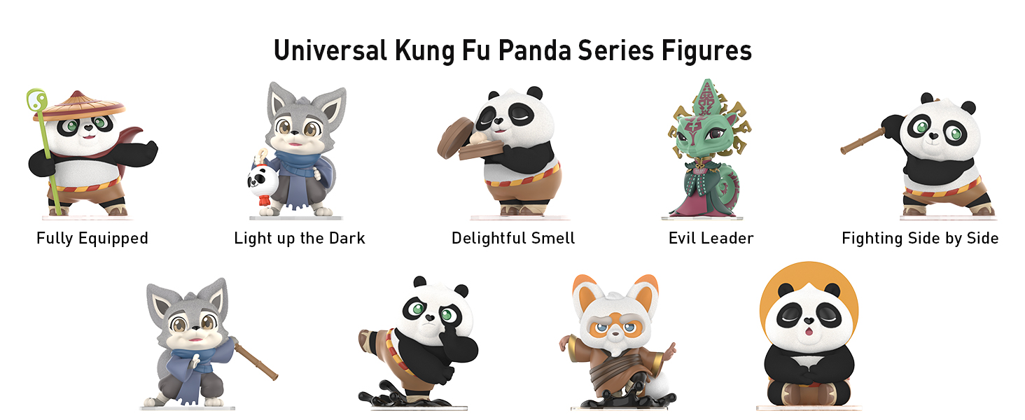 Universal Kung Fu Panda Series Figures
