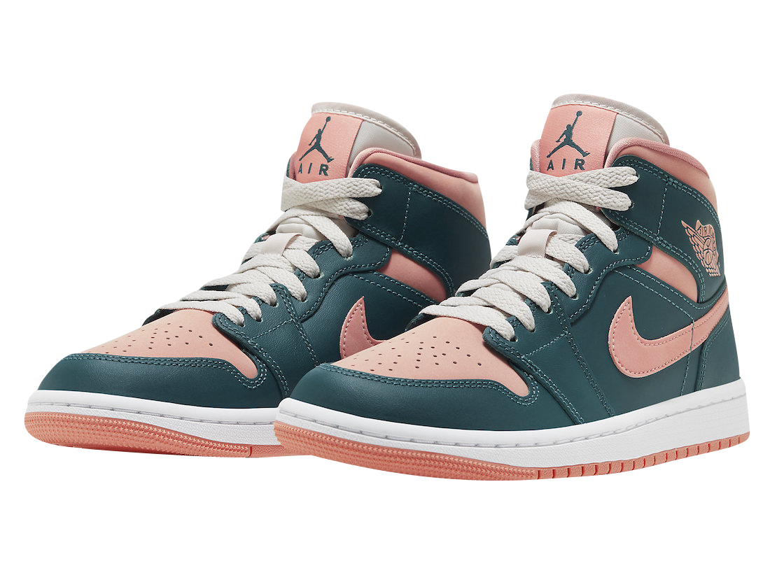 Air Jordan 1 Mid WMNS Dark Teal Green