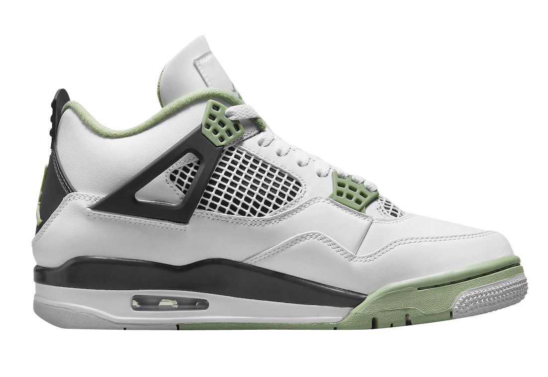 Air Jordan 4 WMNS Oil Green (Seafoam) AQ9129-103