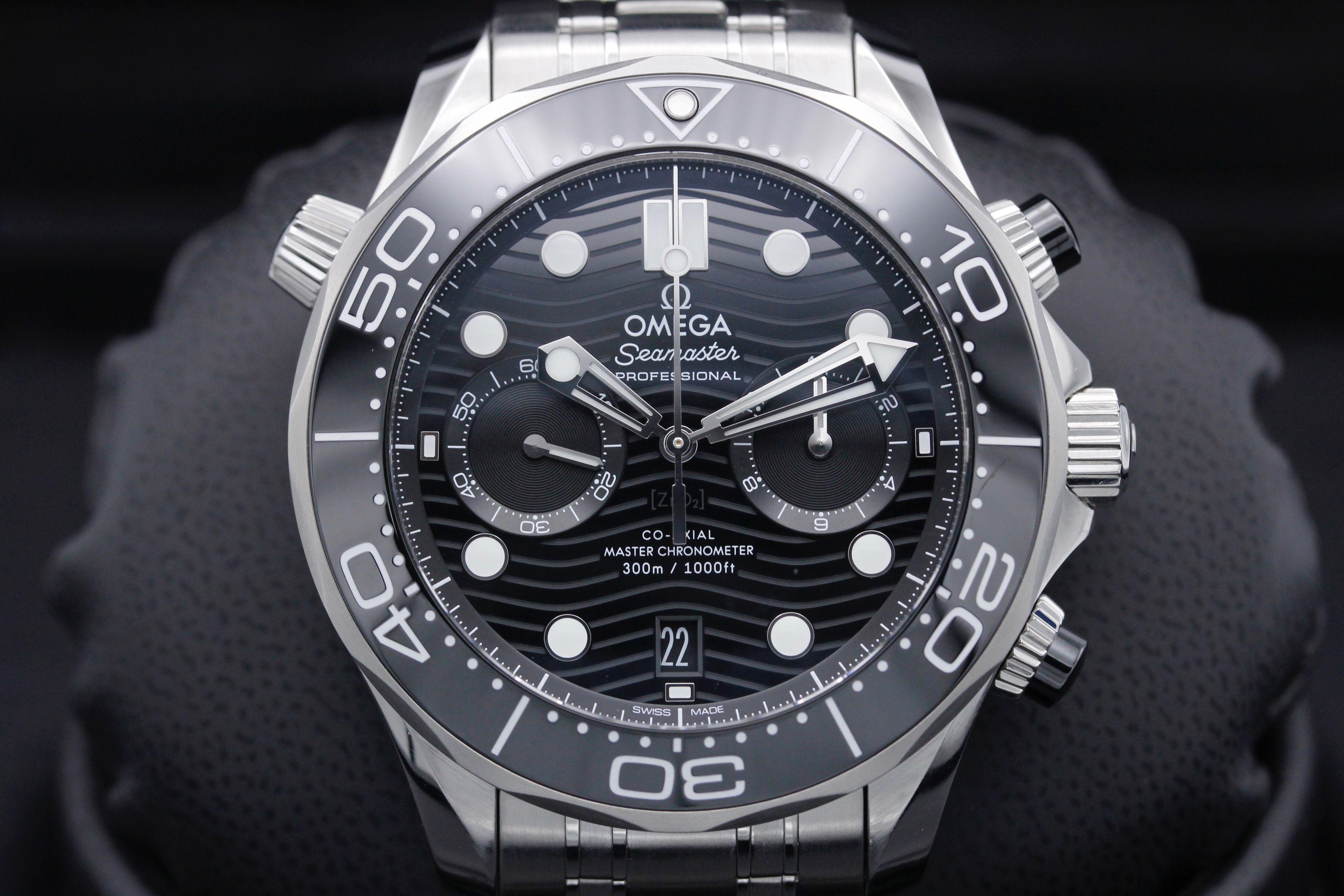 Pre-Owned Omega Diver 300m Co‑Axial Master Chronometer Chronograph  210.30.44.51.01.001 | OC WATCH GUY