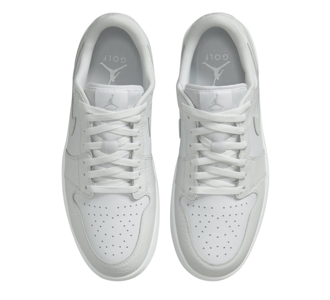 Air Jordan 1 Low Golf White Croc DD9315-110