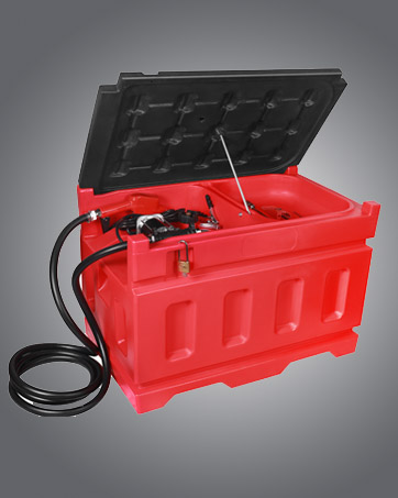 48 Gallon Fuel Tank with 12V DC Gasoline Fuel Transfer Pump