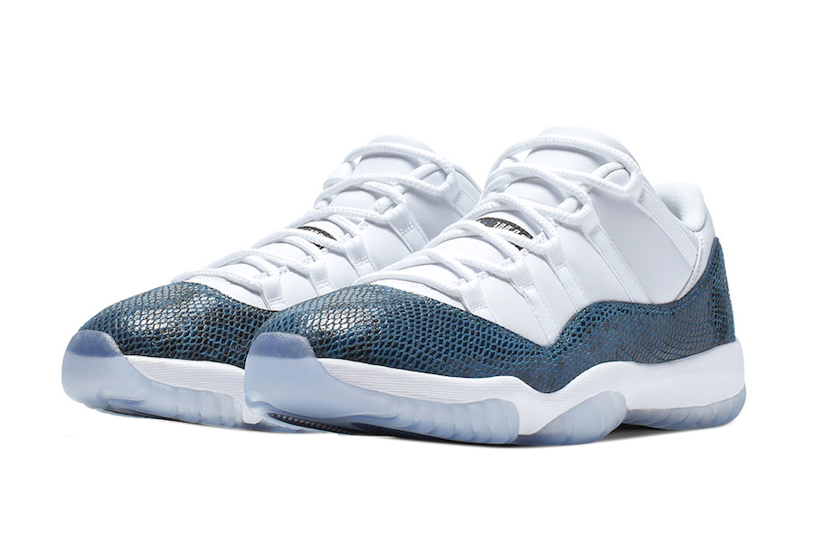 Air Jordan 11 Low Blue Snakeskin