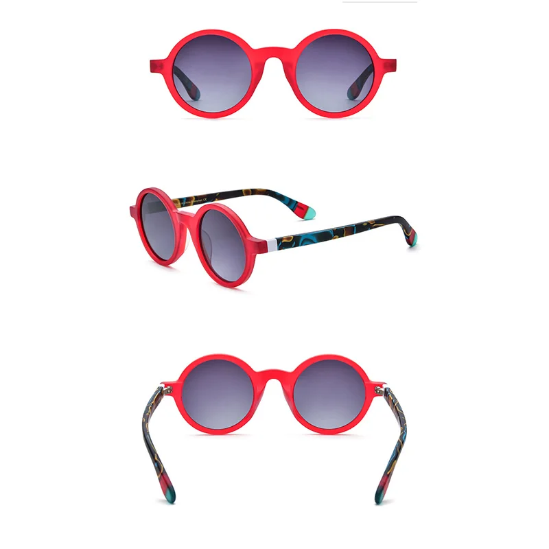 Belight Optical Combine Colorful Acetate Design Women Men UV400 Protection with Case Oculos  Sunglasses  19270T