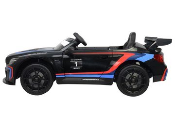 Toys Store Electric Children's Car Children's Electric Car BMW M6 Sport Gt3 Car Bluetooth Eva Leather Seat, Load Capacity 35 kg, AUX/USB Port, MP3 Horn and Engine Sound on the Steering Wheel, Remote Control