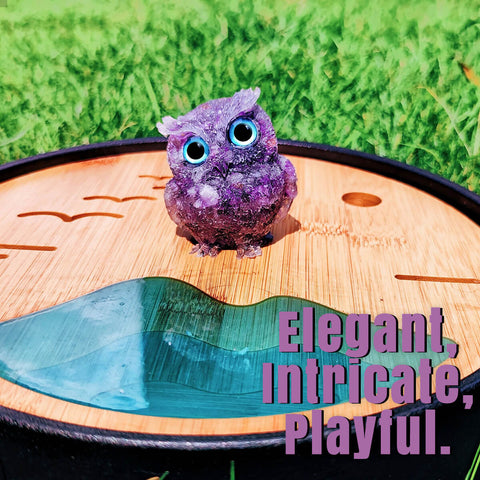 amethyst-gem-owl-home-decor