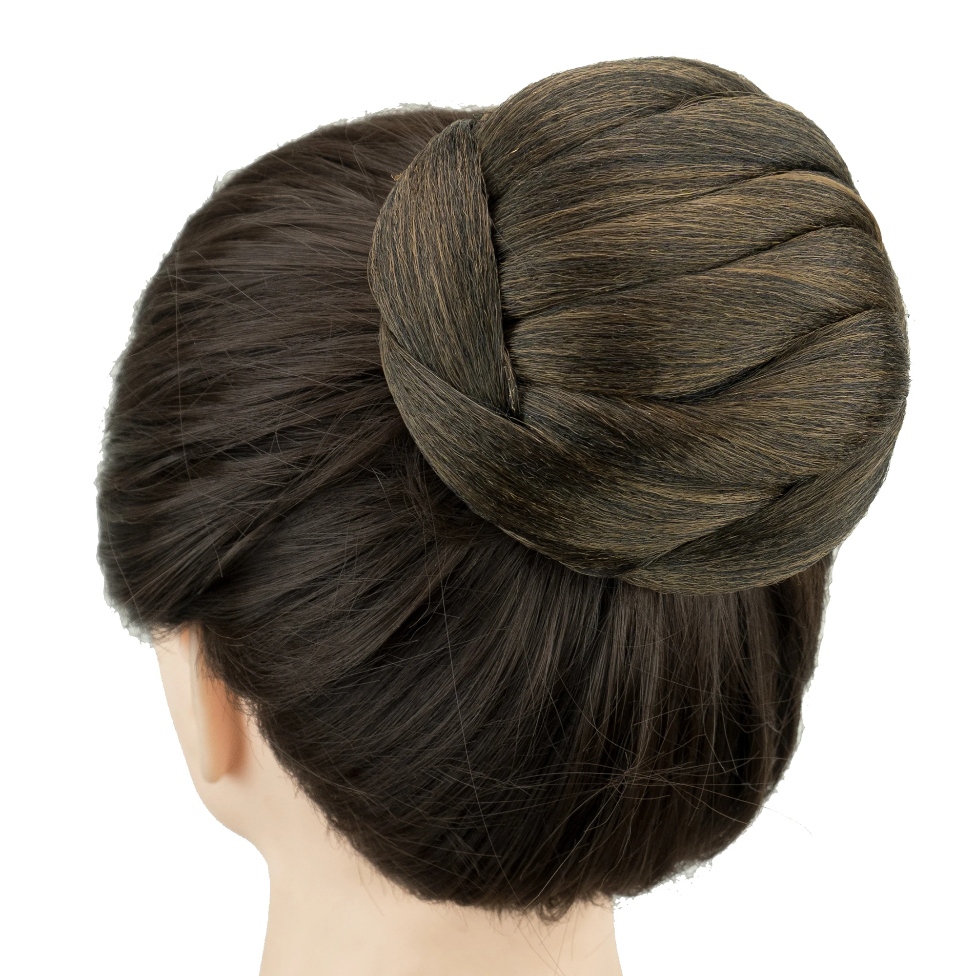 Soowee Braided Chignon Dancer Hair Cover Donut Hairpieces Scrunchies Hair Bun Updo Wedding Party for Women
