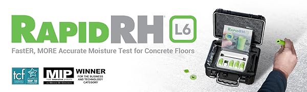 Rapid RH concrete moisture test