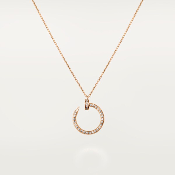 Juste un Clou necklace Rose gold, diamonds