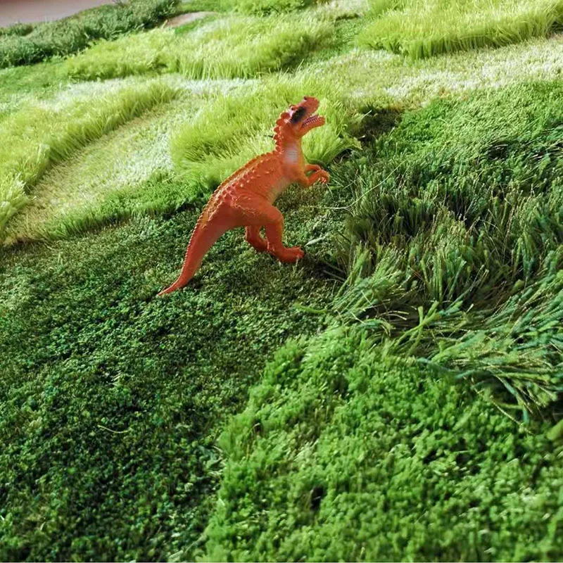 Handmade Round Carpets Imitation Moss Forest Soft Carpet Mats For Living Room Bedroom Bedside Office Rugs School Home Decor Rug