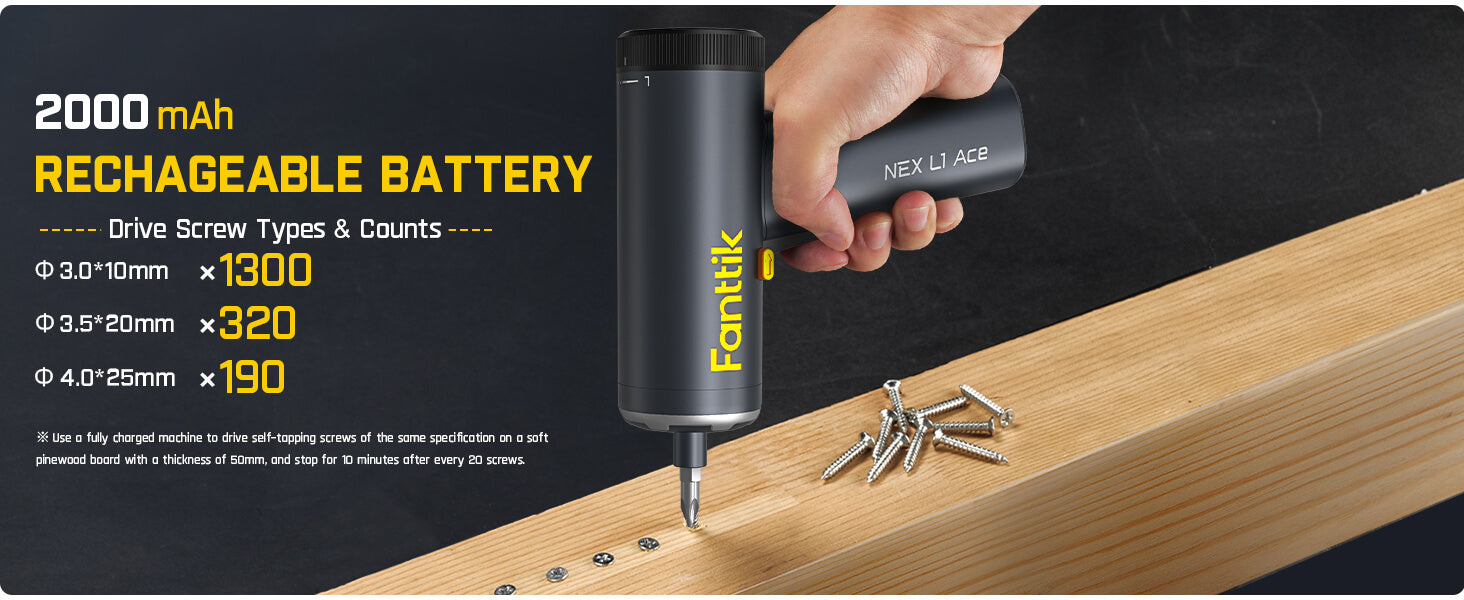 Fanttik L1 Ace Cordless Power Screwdriver