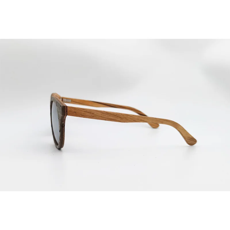Belight Optical Stone with Wood Handmade Quality Classical Design Women Men UV400 Protection with Case Oculos Sunglasses  STX004
