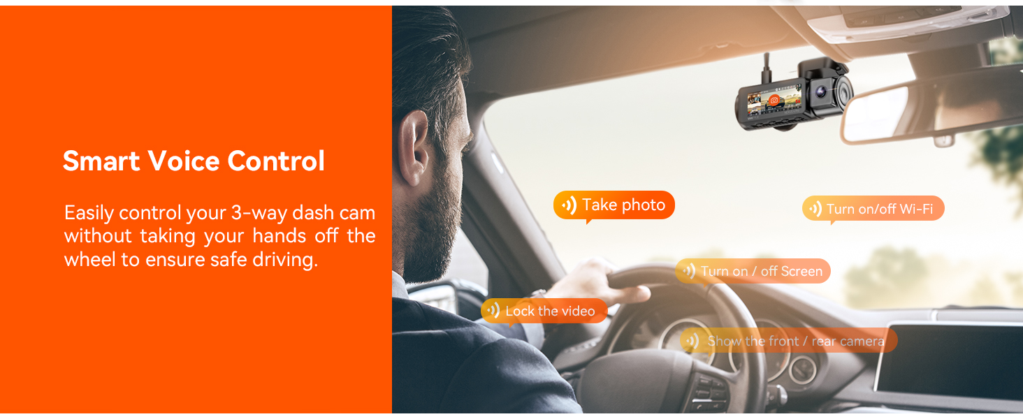 voice dash camera