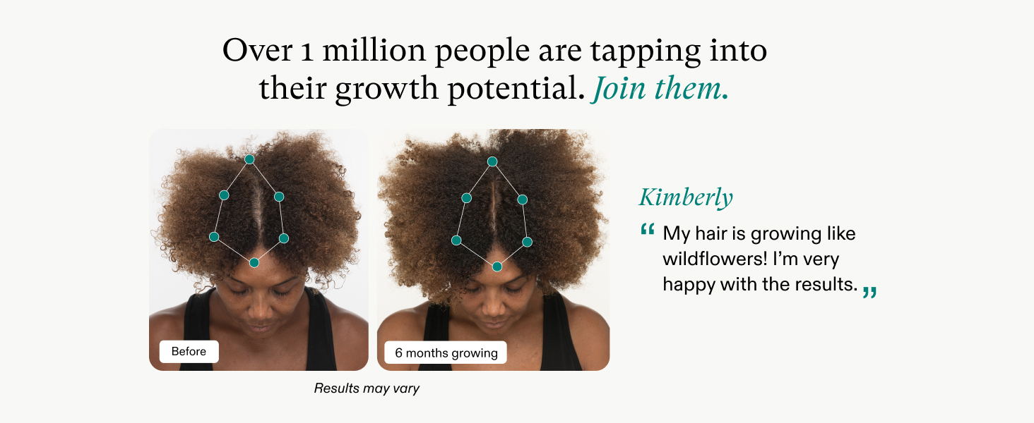 Over 1 million people are tapping into their hair growth potential