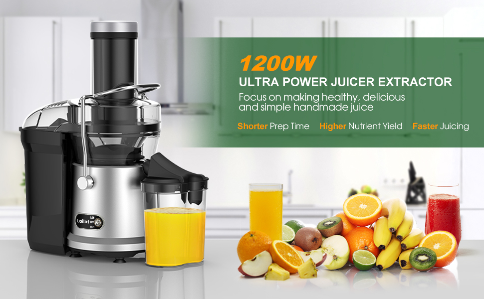 1200W Ultra Power Juicer Extractor