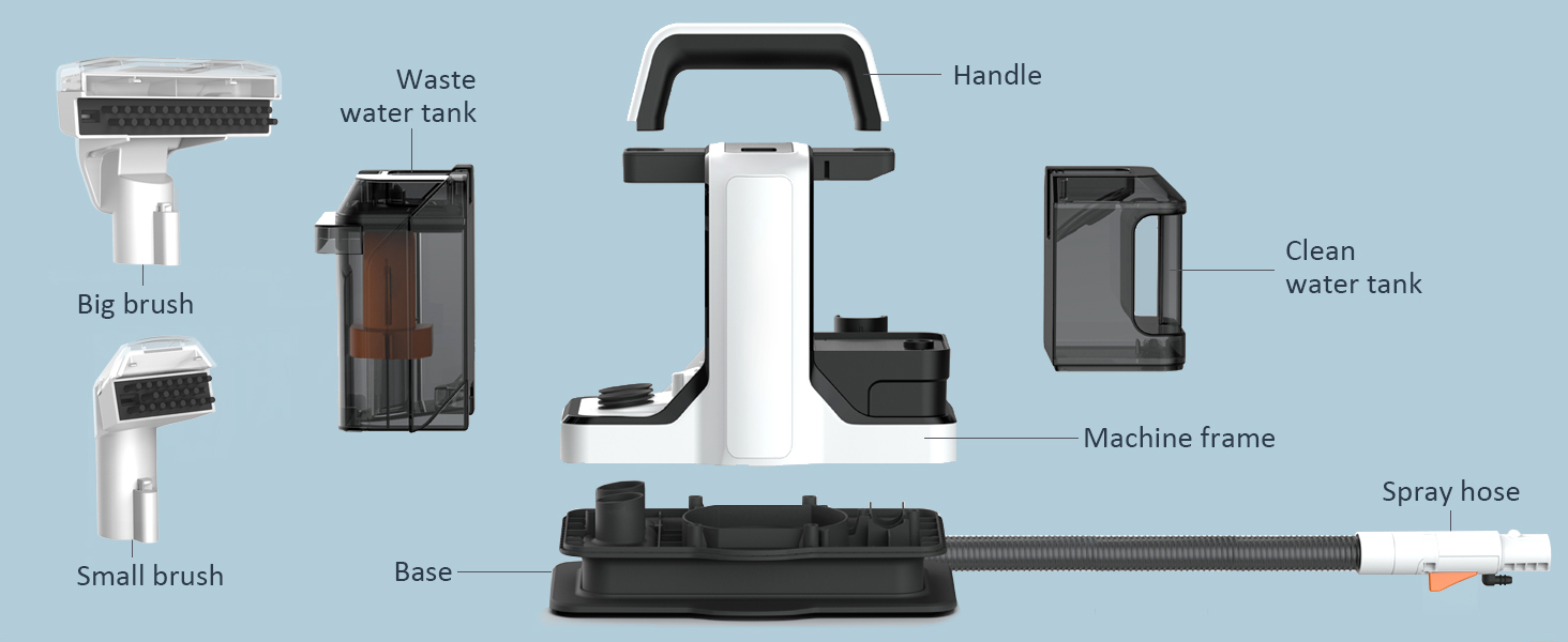 Carpet cleaner machine