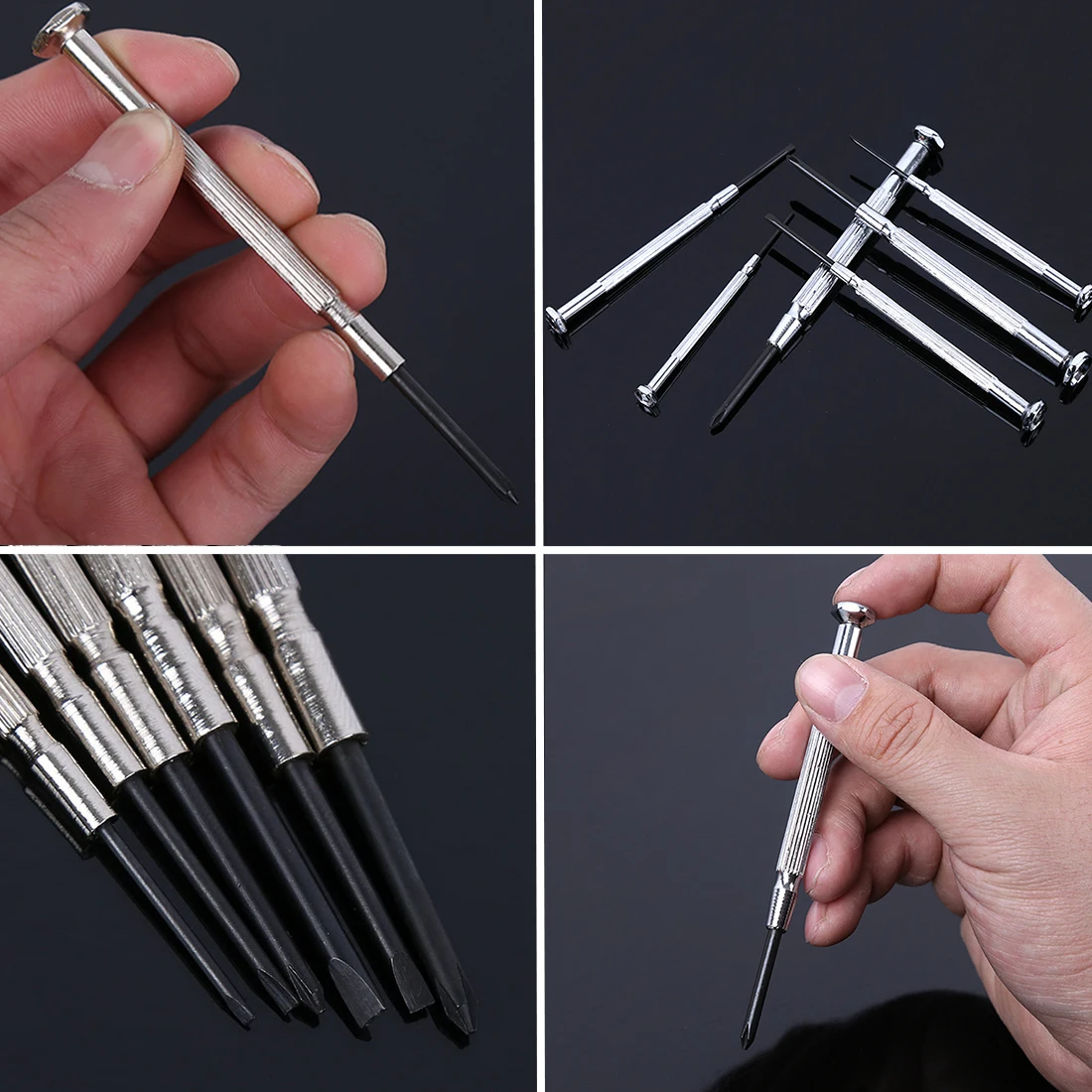 Two-Way Double Head Slotted Phillips Screw Drivers Magnetic Screwdriver Bits Adjustable Screwdriver Repair Tools