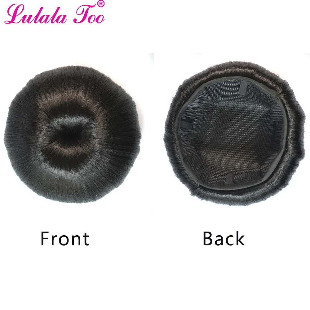 Synthetic Hair Bun Chignon Accessories Fake Donut Roller Wig Hairpiece For Women Updo Clip in Hair Extension Heat Resistant
