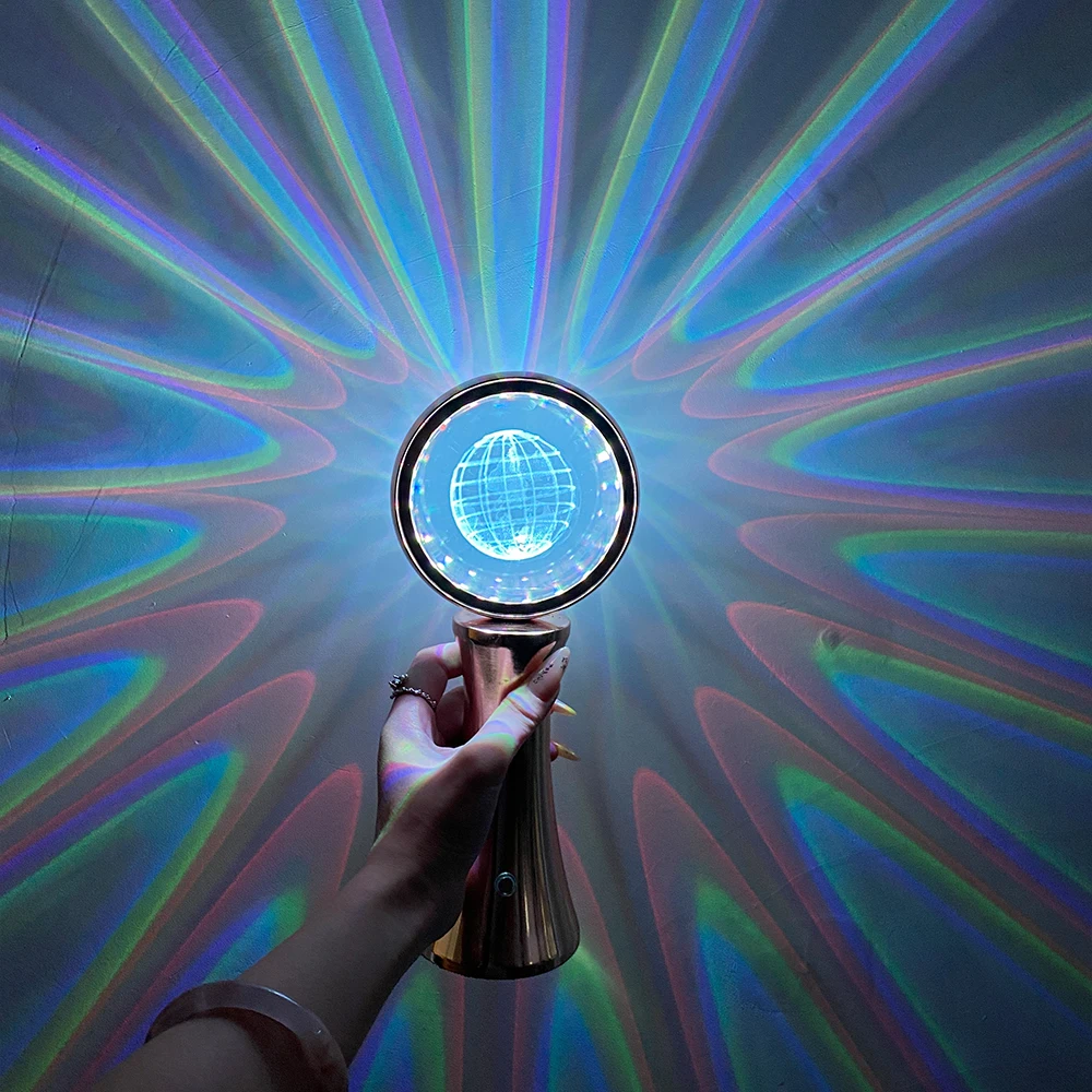 Rotating Globe Table Lamp 2023 New Arrival 16 RGB Touch Control Beautiful LED Night Light