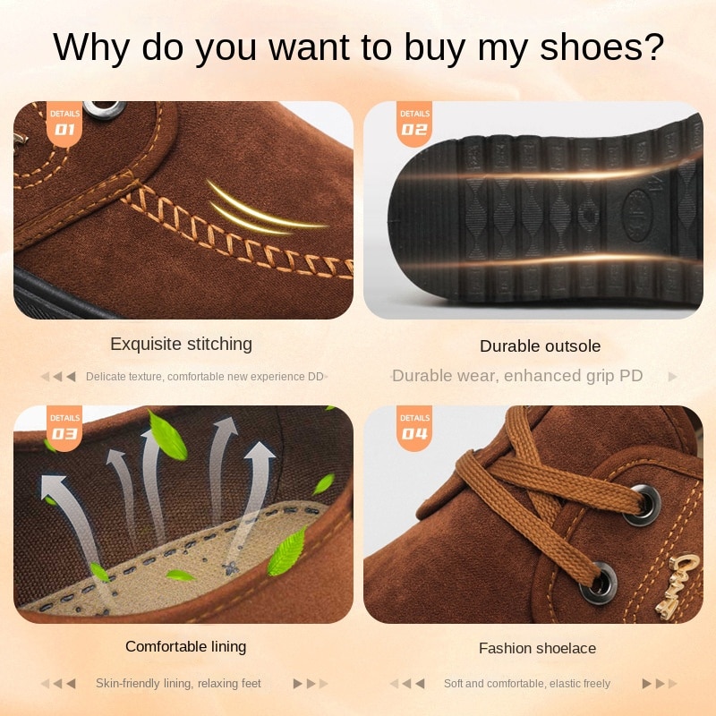 New Men Suede Loafers Driving Shoes Moccasins Fashion British Men's Casual Shoes Flat Breathable Shoes for Men Outdoor Shoes