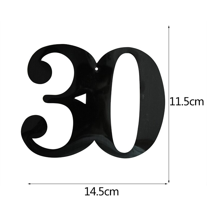 8Pcs/Set 18 21 30 40 50 60 Spiral Hanging Ornament Happy Birthday Swirl Anniversary Years Old Birthday Party Decorations