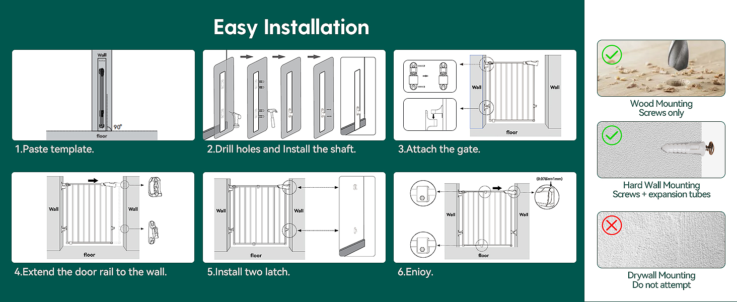 baby gate for stairs dog gate for the house pet gate with door