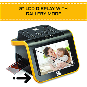 LCD display with gallery mode