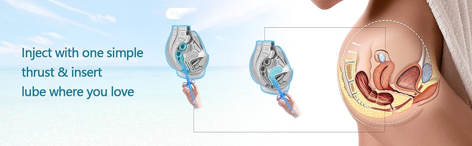Inject with one simple thrust & insert lube where you love