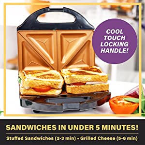 sandwich maker panini press breakfast dorm room essentials college tostadora de pan sandwichera 