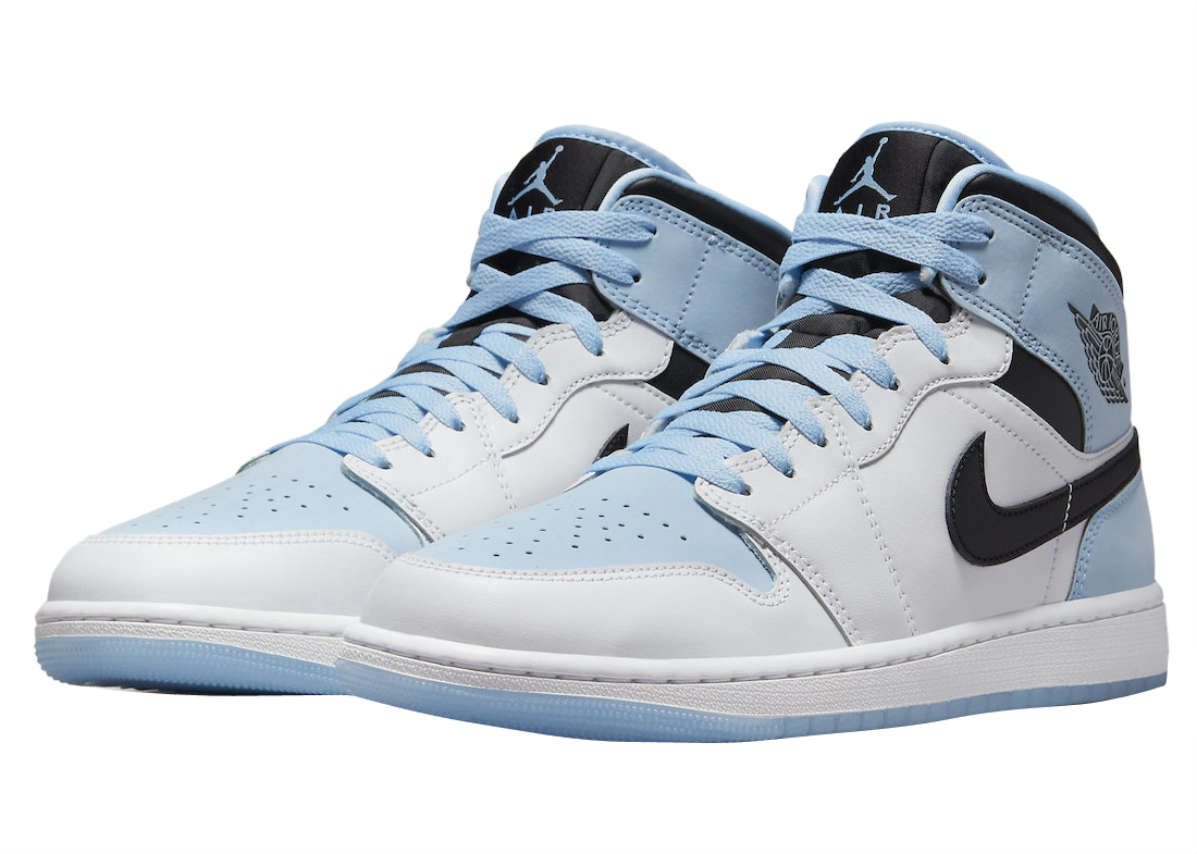 Air Jordan 1 Mid White Blue Black DV1308-104