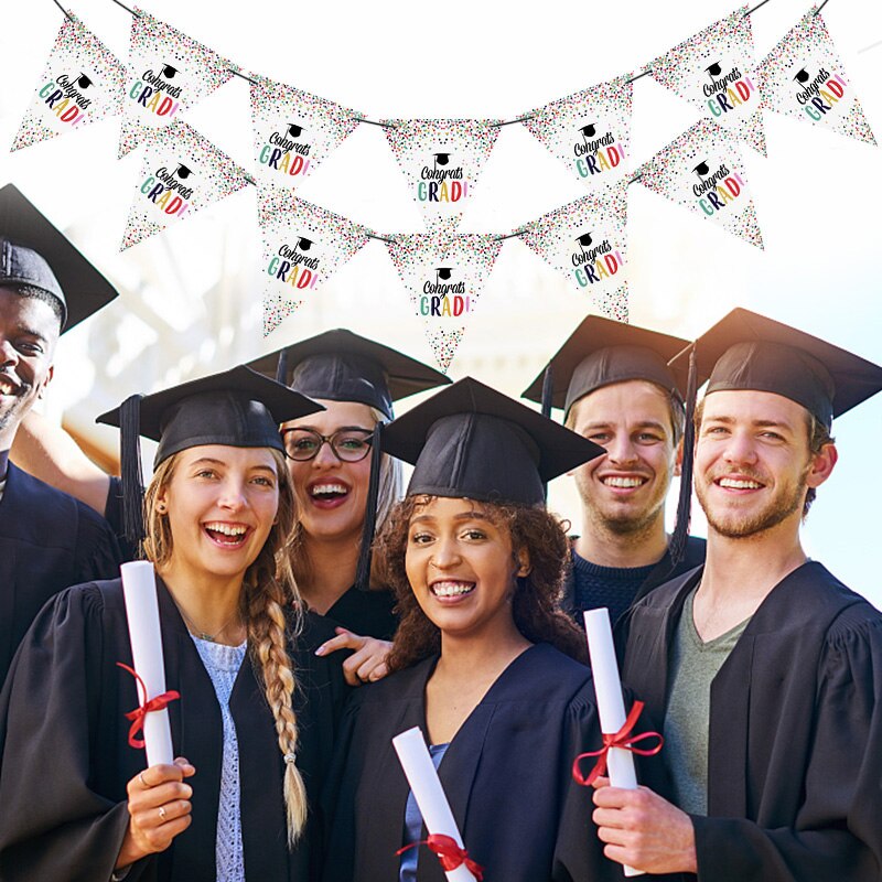 Graduation Season Party Disposable Tableware Supplies Graduation Party Decorations Congratulation Grad Party Decor Class of 2022