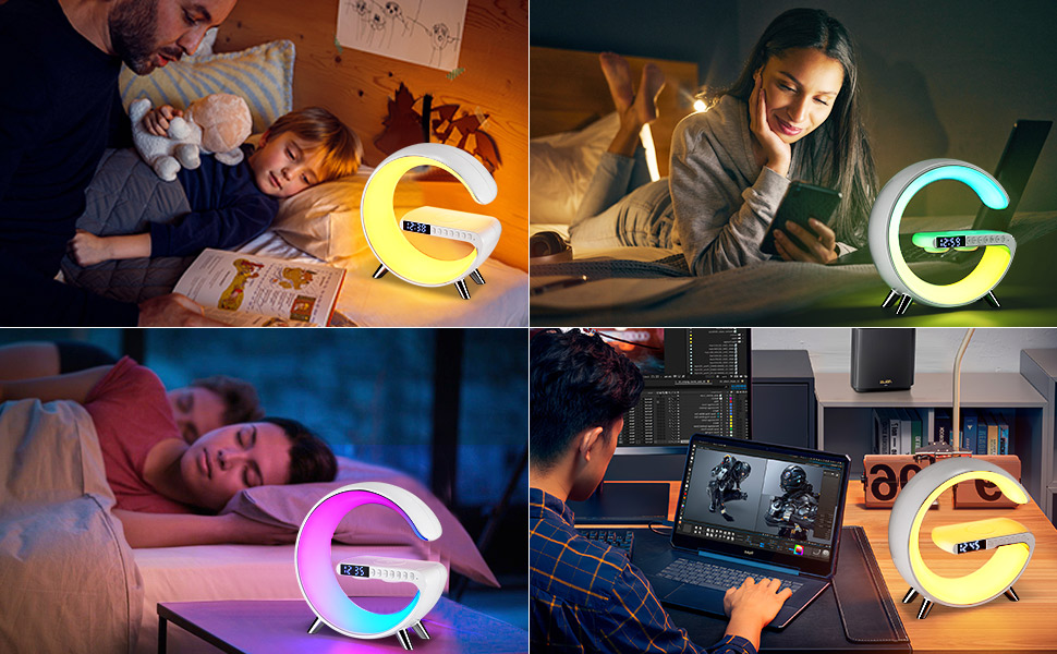 Wireless Charger Atmosphere Lamp