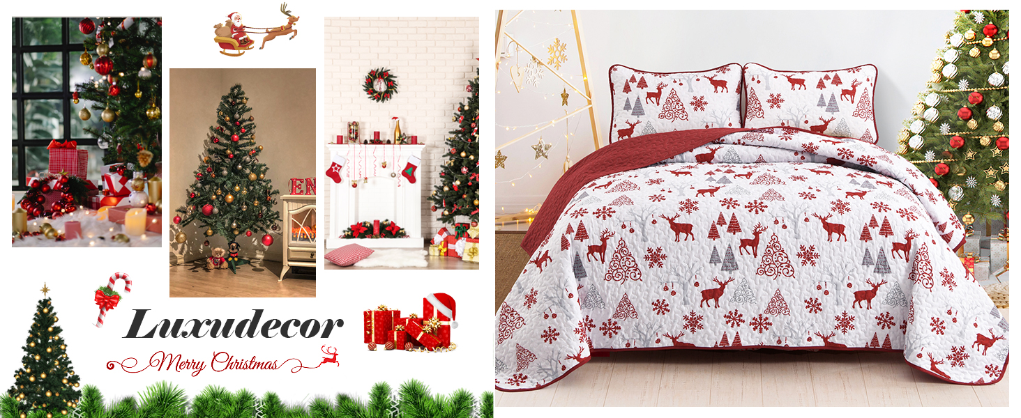 Christmas quilt set