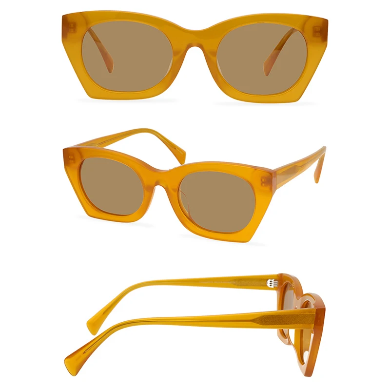 Belight Optical New Arrival Handmade Quality Cool Butterfly Shape Women Men UV400 Protection with Case Oculos  Sunglasses 9578