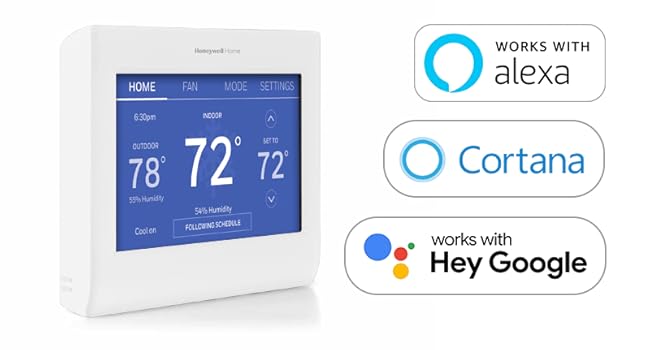 RTH9600WF Smart Home Partners including Amazon Alexa