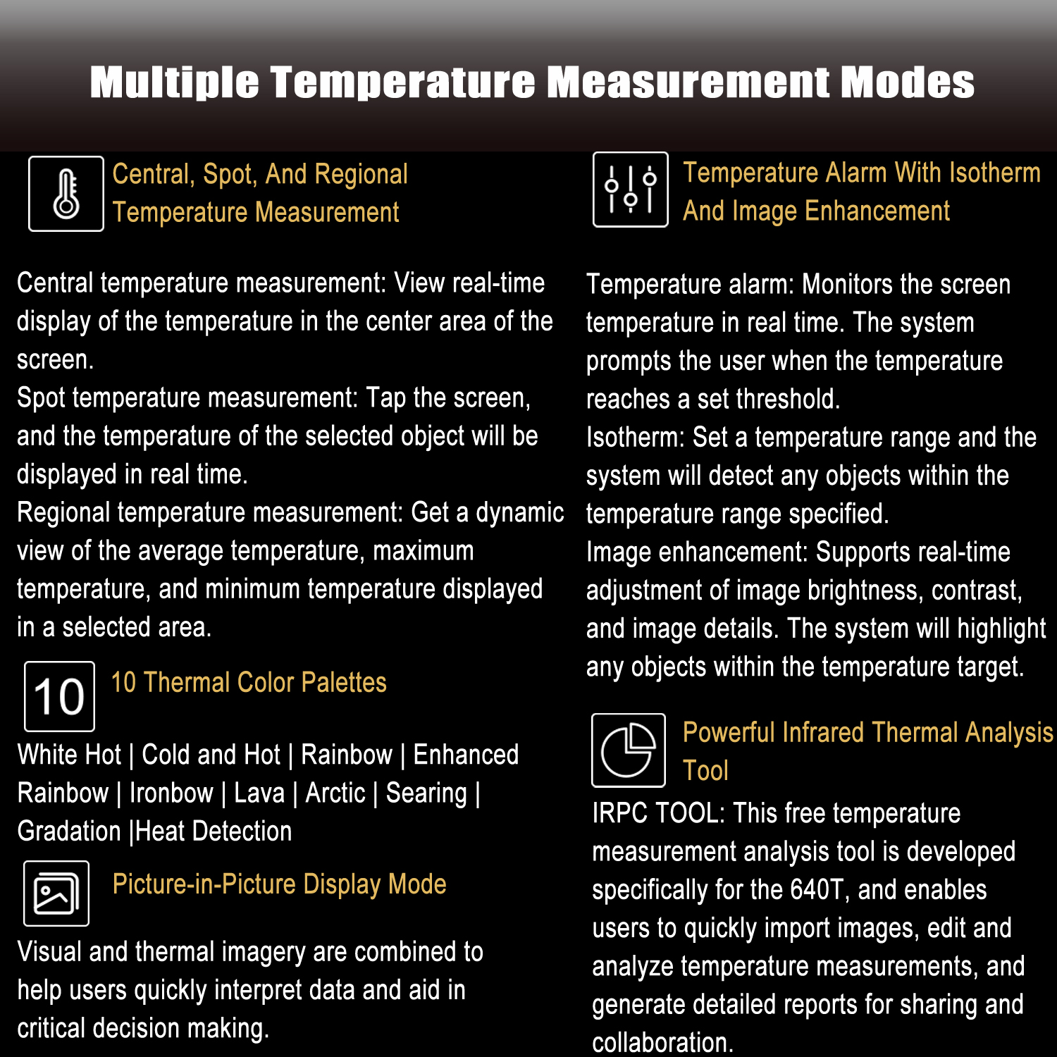 Multiple Temperature Measurement Modes