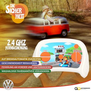 Actionbikes Motors electric children's car electric car VW Bus Bulli T1, load capacity 40 kg, (2 pieces), EVA solid rubber tires - VW Bulli - from 3 years. Children's electric car