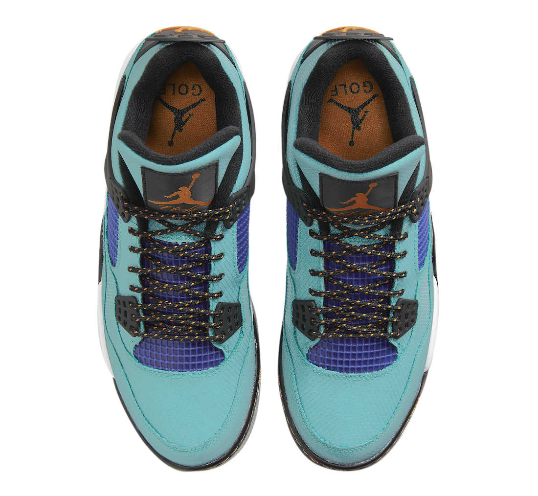 Air Jordan 4 Golf Teal Purple CZ2439-300