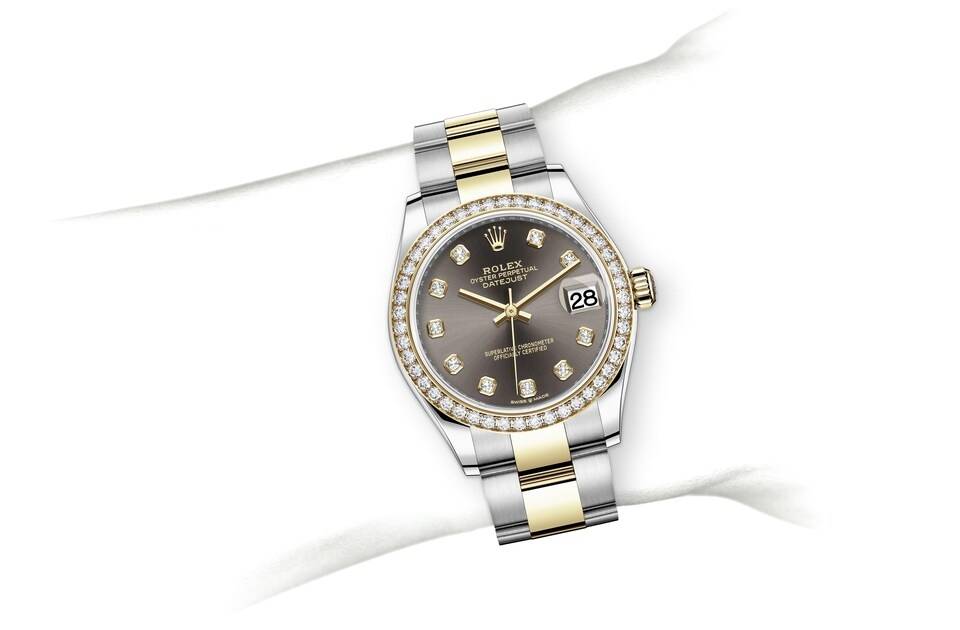 Rolex Datejust in Oystersteel and gold, m278383rbr-0021 | Europe Watch Company