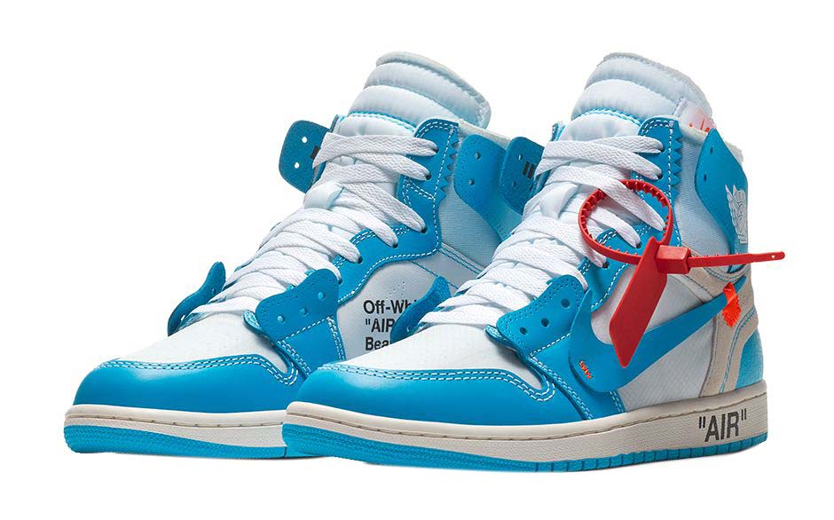 OFF-WHITE x Air Jordan 1 High Powder Blue AQ0818-148