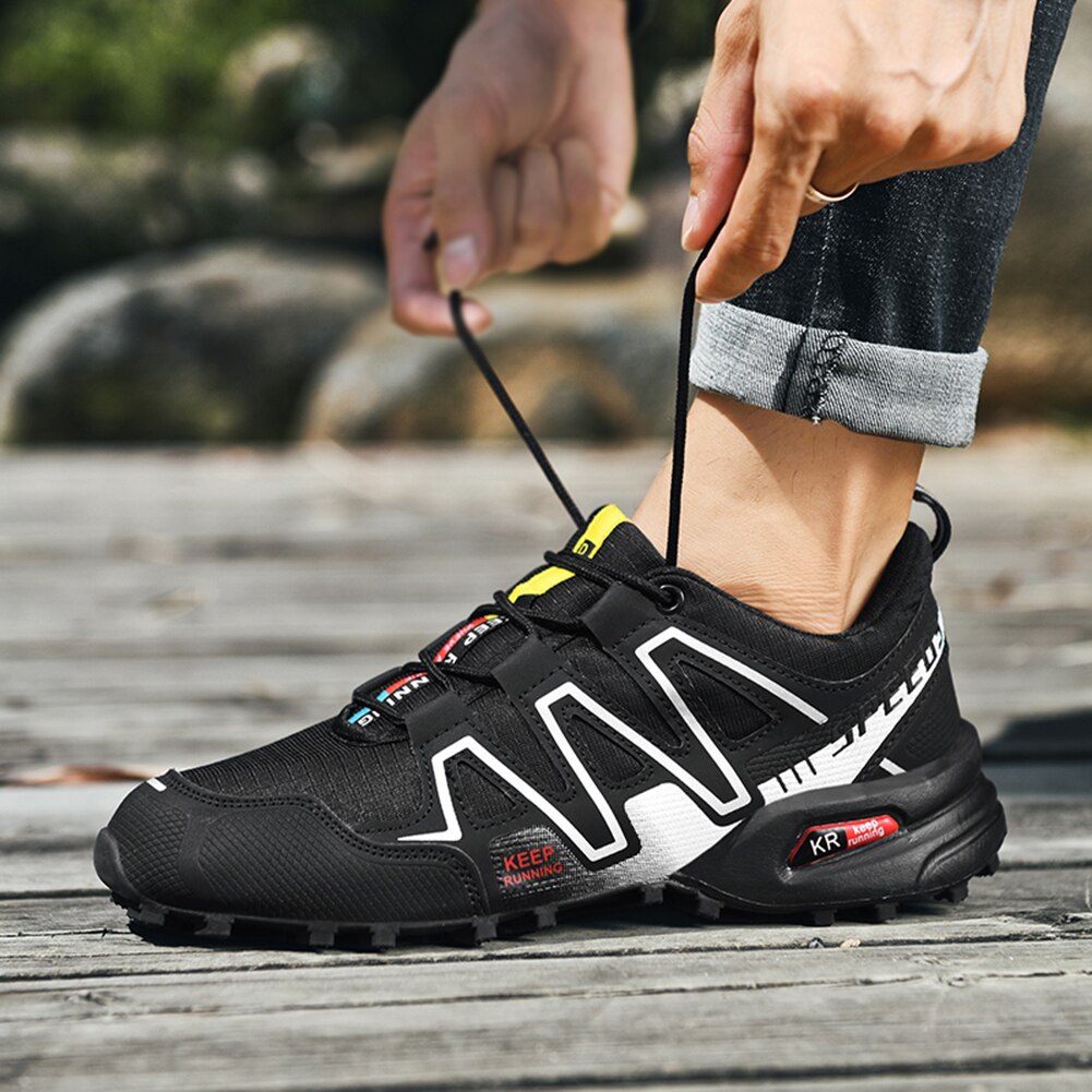 Man Non-slip Sneakers Wear-Resistant Hiking Shoes Men Outdoor 2023 Waterproof Sneaker Light Male Walking Shoes