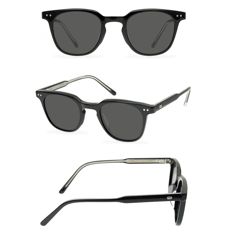 Belight Optical New Arrival Handmade Quality Classical Square Shape Women Men UV400 Protection with Case Oculos  Sunglasses 9591