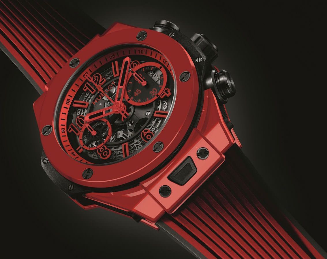 Hublot Unico 45 mm Watch in Skeleton Dial