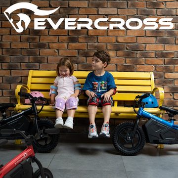 Evercross Mini Scooter EV06M Mini Electric Scooter for Children, 12 Inch Balance Bike 100W, 15.00 km/h, Electric Balance Bikes 3-6 Years, Max Speed ​​15km/h, 24V 4AH BATTERY